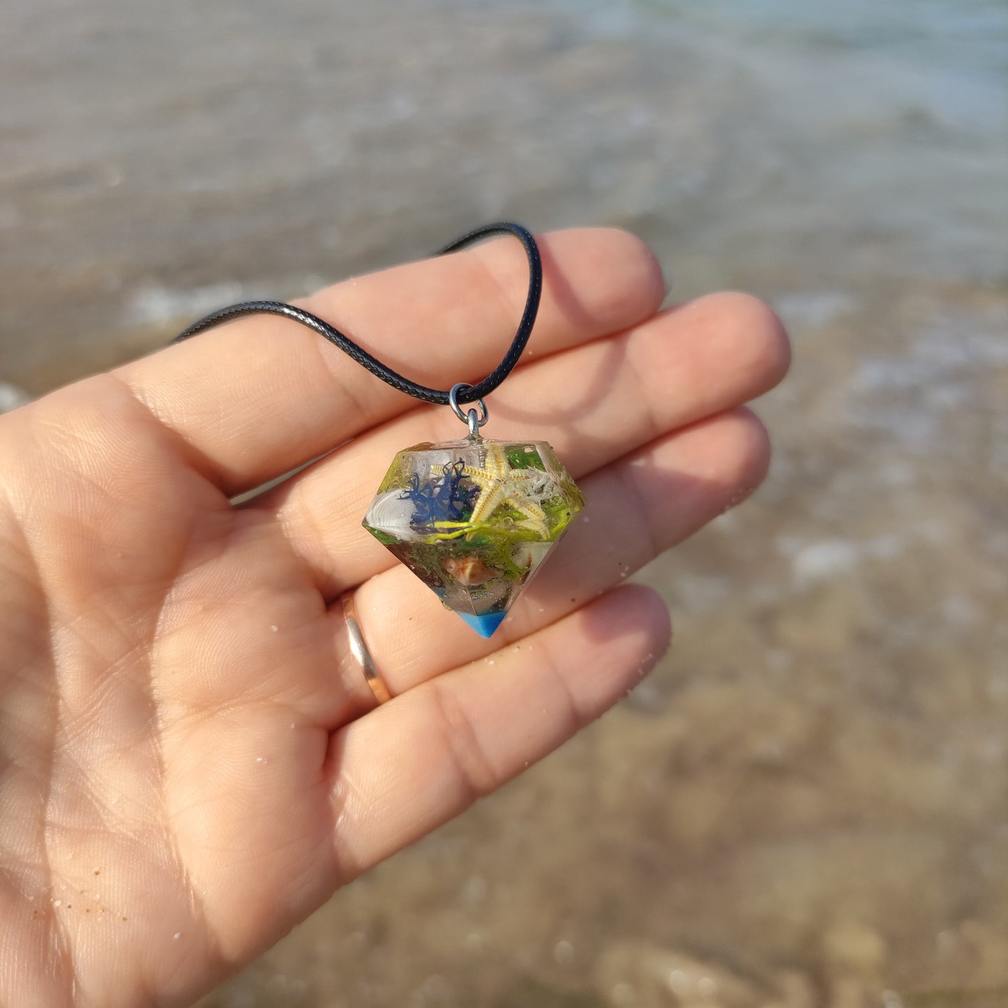 Морски диамант с морска звезда